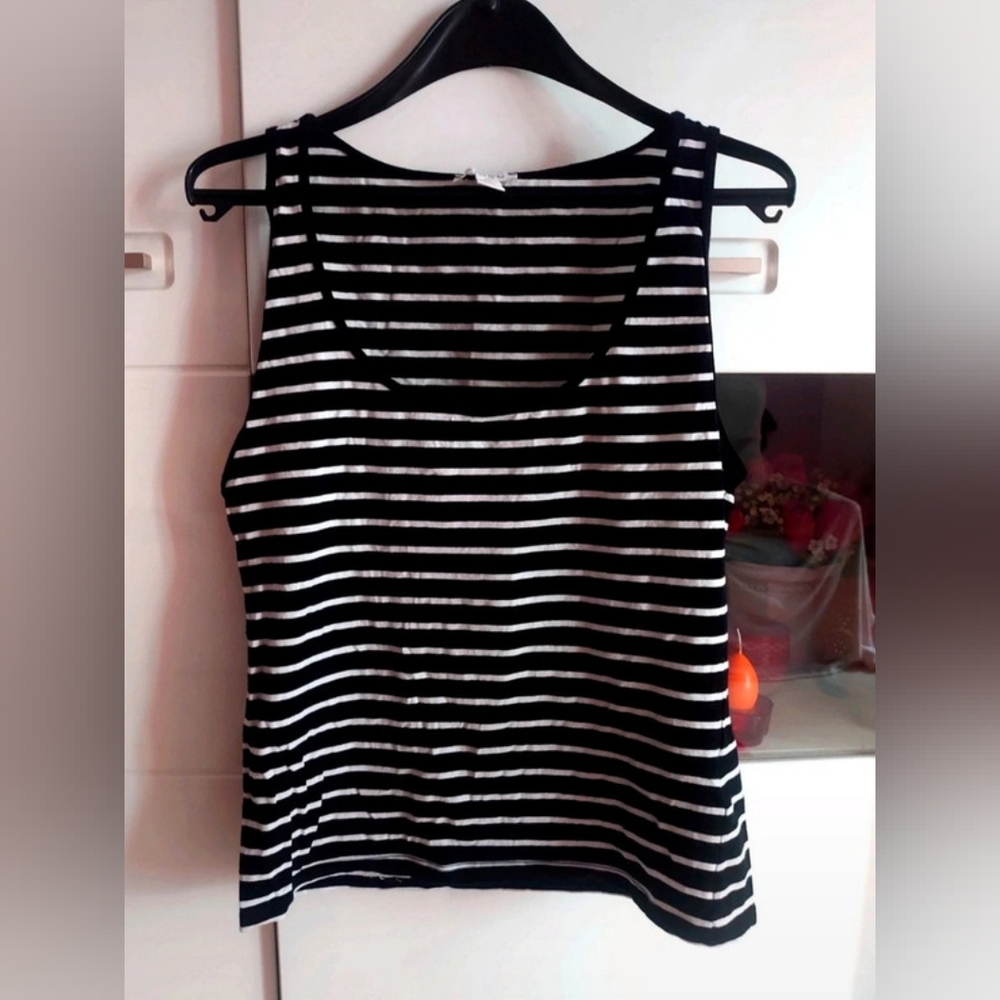 Bershka Black Tank Top, S